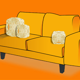 freetoedit orange pillows sofa parlor