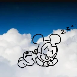 wdpdrawingontheclouds mickeymous baby sleep clouds